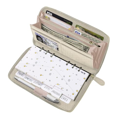Geldumschläge Brieftasche Beige All in One Budget System RFID Blockierung mit 12x Tabbed Cash Envelopes 12x Monatliche Budget Karten 1x Jahre Budget Planner Blatt Komplettes Geld Organizer Set für Geldumschläge Brieftasche Beige All in One Budget System RFID Blockierung mit 12x Tabbed Cash Envelopes 12x Monatliche Budget Karten 1x Jahre Budget Planner Blatt Komplettes Geld Organizer Set für von Three Way Cut