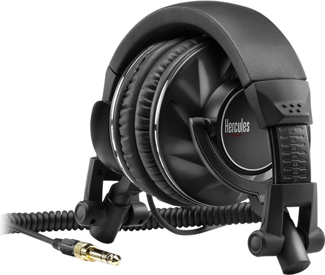 Hercules HDP DJ60 Kopfhörer Kopfband 3,5-mm-Anschluss Schwarz (4780897) von Thrustmaster