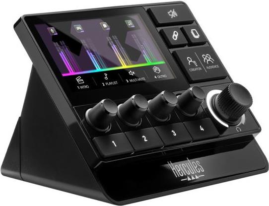 Hercules Stream 200 XLR Schwarz 9 Tasten (4780934) von Thrustmaster