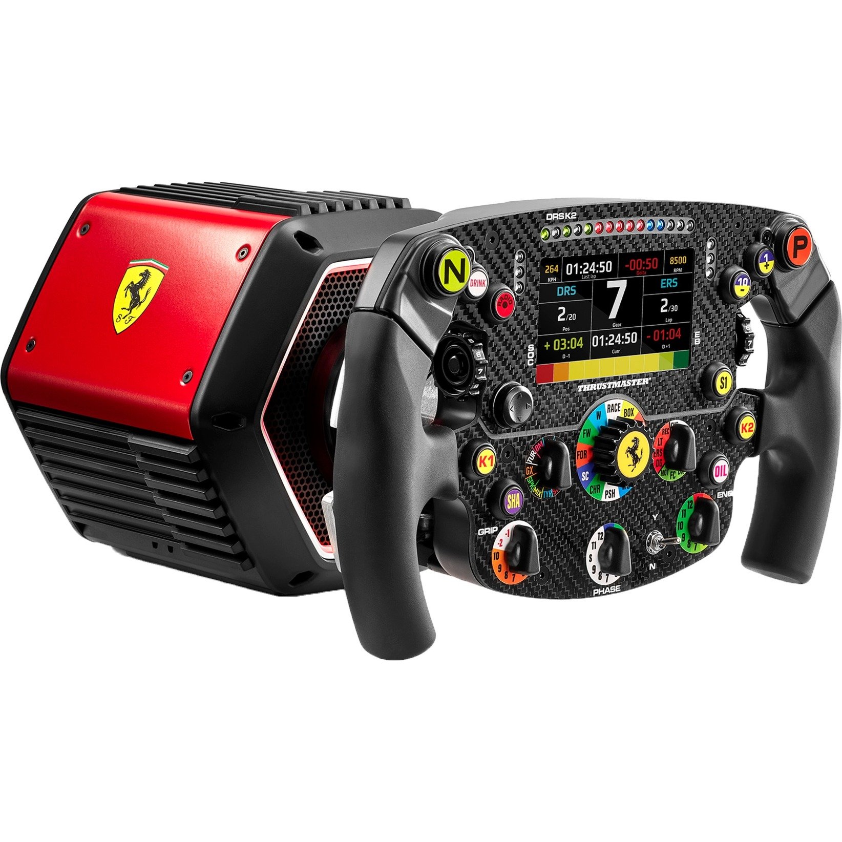 T818 Ferrari SF1000 Simulator, Lenkrad T818 Ferrari SF1000 Simulator, Lenkrad von Thrustmaster