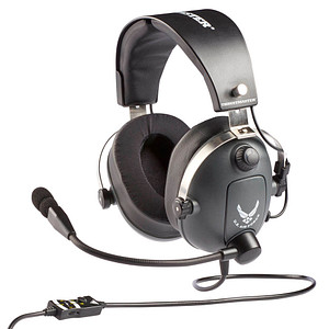 THRUSTMASTER T.Flight U.S. Air Force Gaming-Headset schwarz, grau von Thrustmaster