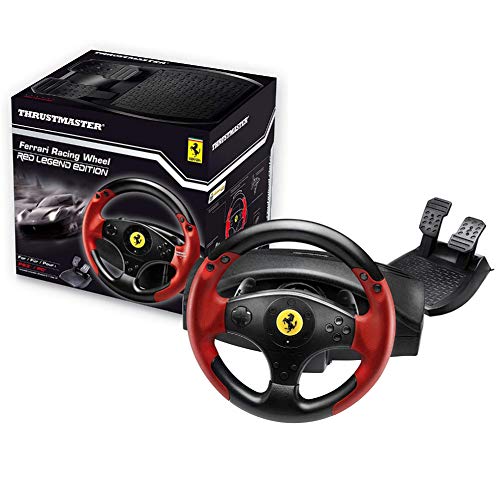 Thrustmaster Ferrari Racing Wheel Red Legend Edition (Lenkrad inkl. 2-Pedalset PS3 / PC) von Thrustmaster