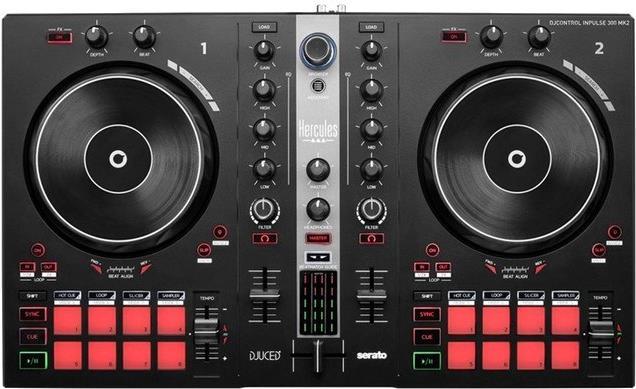Thrustmaster Hercules DJControl Inpulse 300 MK2 - DJ-Regler - 2-Kanal (4780944) von Thrustmaster