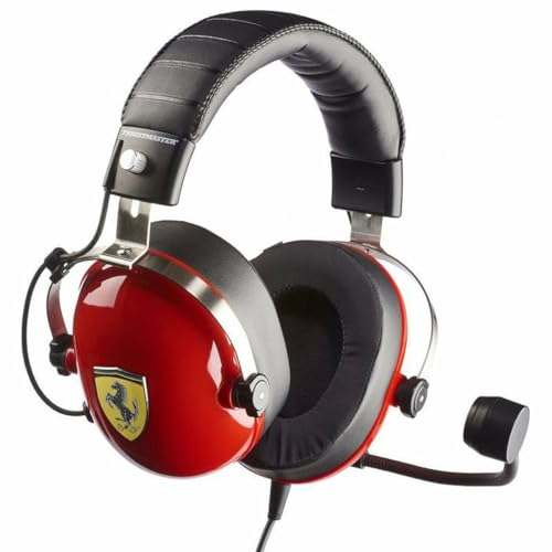 Thrustmaster T.Racing Scuderia Ferrari Edition-DTS - Gaming Headset für PS5 / PS4 / Xbox Series X|S / Xbox One / PC / Switch - Offiziell Ferrari lizenziert von Thrustmaster