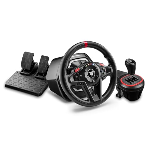 Thrustmaster T128 Shifter Pack, T128 Rennlenkrad und TH8S Shifter Add-On, Kompatibel mit Xbox und PC von Thrustmaster