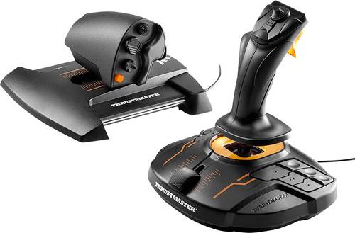 Thrustmaster T16000M FCS HOTAS Joystick USB PC Schwarz inkl. Schieberegler von Thrustmaster