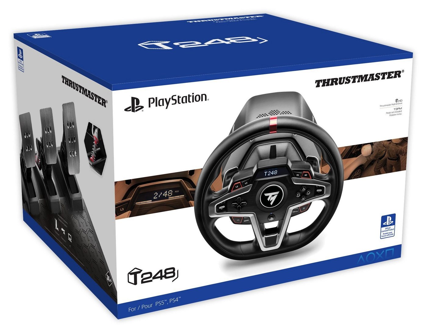 Thrustmaster T248 für PS5/PS4/PC Gaming-Lenkrad von Thrustmaster