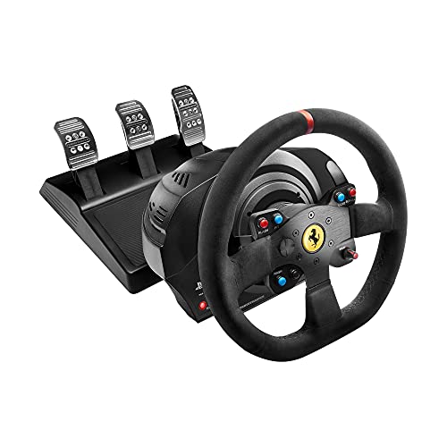 Thrustmaster T300 Integral Alcantara Force Feedback Racing Wheel für PS5 / PS4 / PC - UK Version von Thrustmaster