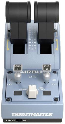 Thrustmaster TCA Quadrant Airbus Edition Flugsimulator-Controller USB PC Blau, Schwarz Thrustmaster TCA Quadrant Airbus Edition Flugsimulator-Controller USB PC Blau, Schwarz von Thrustmaster