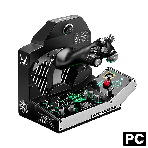 Thrustmaster Viper TQS Mission Pack für PC, Schubhebelquadranten-System aus Metall, Inklusive Schubhebel und Steuerpanel, Hall-Effekt-Präzision, 64 Aktionstasten, 6 Achsen von Thrustmaster