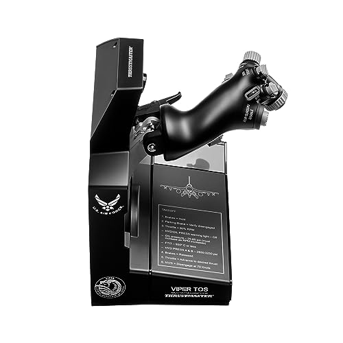 Thrustmaster Viper TQS für PC, Schubhebelquadranten-System aus Metall, Hall-Effekt-Präzision, 21 Aktionstasten, 5 Achsen, Ikonische Chaff/Flare-Funktionen, Lizenziert von der U.S. Air Force Thrustmaster Viper TQS für PC, Schubhebelquadranten-System aus Metall, Hall-Effekt-Präzision, 21 Aktionstasten, 5 Achsen, Ikonische Chaff/Flare-Funktionen, Lizenziert von der U.S. Air Force von Thrustmaster