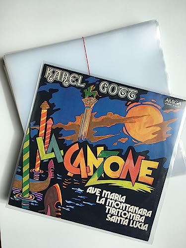 12'' Schallplatten Hüllen, HOCHTRANSPARENT, 80 µm - PREMIUM Qualität aus Thüringen, LP Hüllen für Vinyl 12'', 325 x 325 x 0,080 mm (200 Stück) von Thüfol