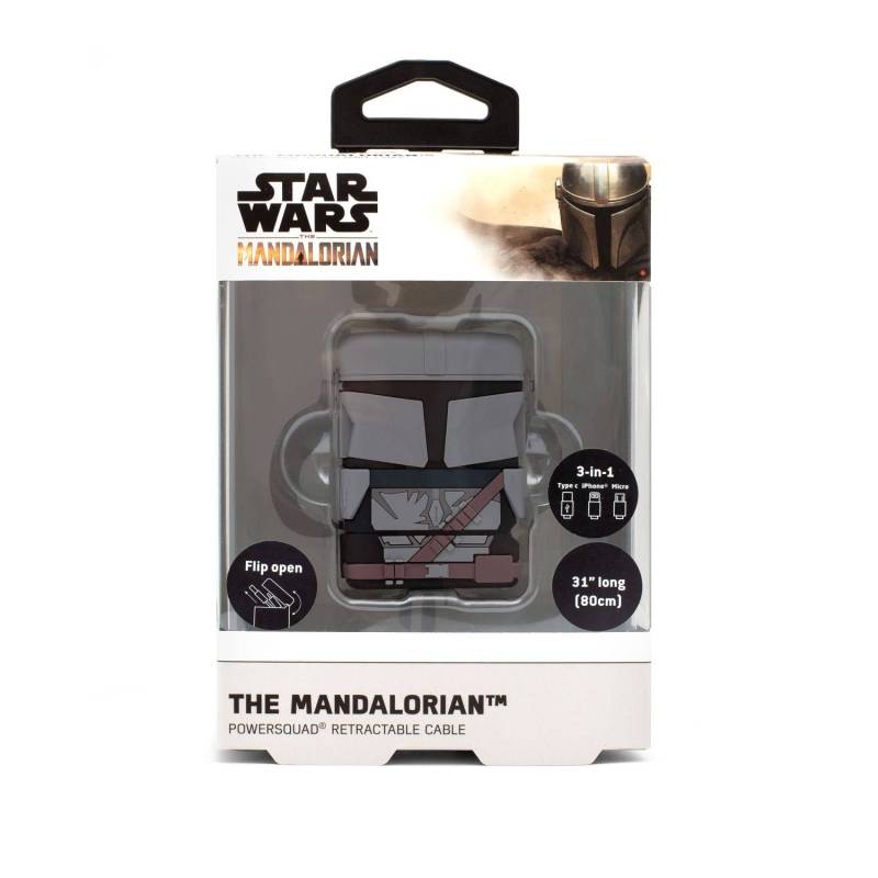 ThumbsUp! Ladekabel The Mandalorian 3in1 Lightning/Micro/USB von Thumbs up!