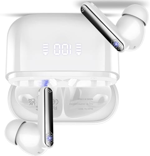 AI Language Translator Earbuds, 3-in-1 Übersetzungskopfhörer mit 164 Echtzeit-Sprachen, Weiß AI Language Translator Earbuds, 3-in-1 Übersetzungskopfhörer mit 164 Echtzeit-Sprachen, Weiß von Thunelec