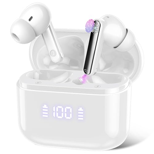 AI Sprachübersetzer Kopfhörer, 3-in-1 Echtzeit übersetzer Ohrhörer mit 164 Sprachen, ENC Rauschunterdrückung, 5 Übersetzungsmodi Bluetooth 5.3 Kopfhörer in Ear mit App für Lernen/Reisen/Business/Weiß AI Sprachübersetzer Kopfhörer, 3-in-1 Echtzeit übersetzer Ohrhörer mit 164 Sprachen, ENC Rauschunterdrückung, 5 Übersetzungsmodi Bluetooth 5.3 Kopfhörer in Ear mit App für Lernen/Reisen/Business/Weiß von Thunelec