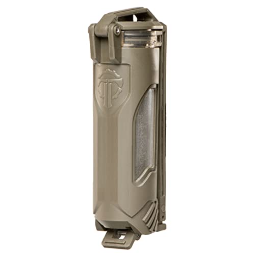 Thyrm CellVault-21 Akku-Aufbewahrungskoffer, wasserdicht, für 21700 Akkus für Taktische Premium-Taschenlampen (Olive Drab) von Thyrm