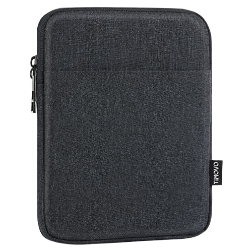 TiMOVO 7-8 Inch Tablet Sleeve Tasche Kompatibel mit iPad Mini 6 8.3" 2021, iPad Mini 5/4/3/2/1, Samsung Galaxy Tab A 8.0", Tab S2 8.0, ZenPad Z8s 7.9 Tablet Tasche mit Zwei Vordertaschen, Space Grau von TiMOVO