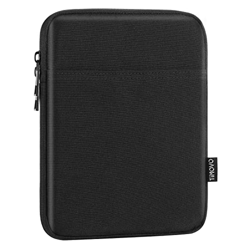 TiMOVO 7-8" Tablet Tasche Hülle Kompatibel mit iPad Mini 6 8,3" 2021, iPad Mini 5/4/3/2/1, Samsung Galaxy Tab A 8,0",Tab S2 8,0, ZenPad Z8s 7,9, Tasche mit Doppeltasche, Schwarz von TiMOVO