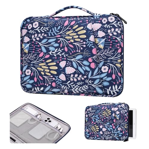 TiMOVO 9-11" Tablet-Hülle für iPad 11 Zoll A16 2025, iPad 10.9"/10.2", Galaxy Tab A9+/A9 Plus 11", Schutztasche mit Taschen, Bunte Blume TiMOVO 9-11" Tablet-Hülle für iPad 11 Zoll A16 2025, iPad 10.9"/10.2", Galaxy Tab A9+/A9 Plus 11", Schutztasche mit Taschen, Bunte Blume von TiMOVO