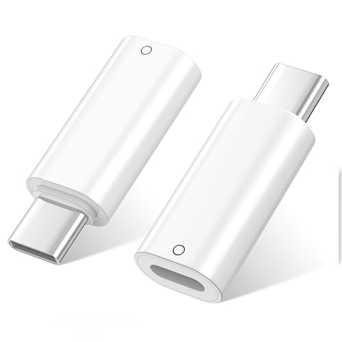 TiMOVO Adapter für Apple Pencil 1 auf USB C, Ladeadapter für Apple Pencil 1. Generation Kompatibel mit iPad 11./10.Gen, Kabelloser Ladeanschluss für Apple Pen, Unterstützt Bluetooth-Kopplung, Weiß TiMOVO Adapter für Apple Pencil 1 auf USB C, Ladeadapter für Apple Pencil 1. Generation Kompatibel mit iPad 11./10.Gen, Kabelloser Ladeanschluss für Apple Pen, Unterstützt Bluetooth-Kopplung, Weiß von TiMOVO