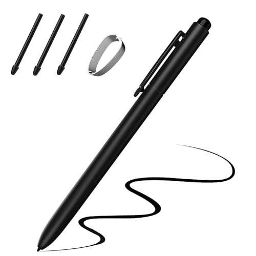 TiMOVO EMR Stylus für 2 mit Radiergummi, Präzis EMR Digital Stift mit Neigung, 4096 Empfindlichkeit fürTablet und andere EMR Geräte von TiMOVO