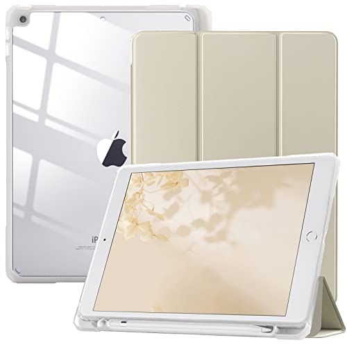 TiMOVO Hülle Kompatibel mit Neu iPad 9. Gen 2021/iPad 8. Gen 2020/7. Gen 2019 10,2 Zoll, Mit Stifthalter Trifold Ständer Lederhülle Unterstützt Auto Schlaf/Wach Funktion Schutzhülle, Champagner Gold TiMOVO Hülle Kompatibel mit Neu iPad 9. Gen 2021/iPad 8. Gen 2020/7. Gen 2019 10,2 Zoll, Mit Stifthalter Trifold Ständer Lederhülle Unterstützt Auto Schlaf/Wach Funktion Schutzhülle, Champagner Gold von TiMOVO