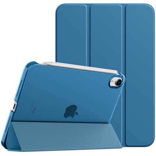 TiMOVO Hülle Kompatibel mit iPad Mini 7 A17 Pro 8,3-Zoll 2024, iPad Mini 6. Generation, Schlanke durchsichtige Cover Unterstützung Touch ID, Apple Pencil Aufladung, Auto Schlaf/Wach, Pfauenblaugrün von TiMOVO