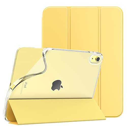 TiMOVO Hülle Kompatibel mit iPad 10 Generation 10,9 Zoll 2022, Dreifach Gefaltet PU Leder Schutzhülle mit Weich TPU Rückhülle, Auto Schlaf/Aufwach Case für iPad 10, Hellgelb TiMOVO Hülle Kompatibel mit iPad 10 Generation 10,9 Zoll 2022, Dreifach Gefaltet PU Leder Schutzhülle mit Weich TPU Rückhülle, Auto Schlaf/Aufwach Case für iPad 10, Hellgelb von TiMOVO