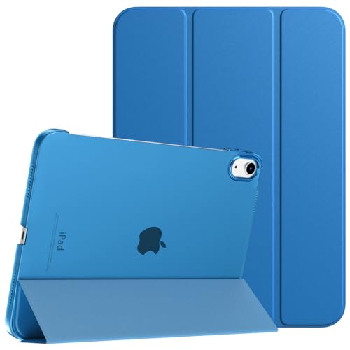 TiMOVO Hülle für iPad (A16) 11 Generation 11 Zoll 2025/iPad 10 Generation 10,9 Zoll 2022, Unterstützt Auto Schlaf/Aufwach Schutzhülle, Transluzent Hart PC Rückhülle, Enzian Blau von TiMOVO