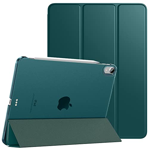 TiMOVO für iPad Air 11 Zoll Hülle 2024, iPad Air 5./4. Generation Hülle (2022/2020), Schlank Magnet Schutzhülle mit Transparenter Rückseite, Auto Schlaf/Wach Case - Blaugrün von TiMOVO