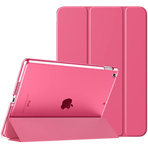 TiMOVO Hülle für 10,2 Zoll iPad 9. Generation 2021/iPad 8. Generation 2020/iPad 7. Generation 2019, Ultra Dünn Durchscheinend Schutzhülle Smart Cover mit Auto Schlafen/Wachen - Wassermelone von TiMOVO