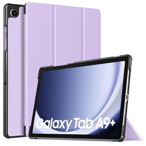 TiMOVO Hülle für Samsung Galaxy Tab A9+/A9 Plus 11 Zoll 2023 SM-X210/X216/X218, Schlank Leicht Schutzhülle mit Ständer & Harter Rückseite für All-New Galaxy Tab A9+ Tablet, Lila von TiMOVO