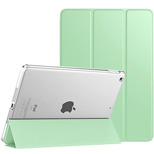 TiMOVO Hülle für iPad 9. Generation 2021/iPad 8. Generation 2020/iPad 7. Generation 2019, Ultra Dünn Durchscheinend Schutzhülle Smart Cover mit Auto Schlafen/Wachen für iPad 10,2 Zoll,Grün von TiMOVO