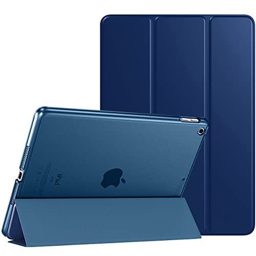TiMOVO Hülle für iPad 9. Generation 2021/iPad 8. Generation 2020/iPad 7. Generation 2019, Ultra Dünn Durchscheinend Schutzhülle Smart Cover mit Auto Schlafen/Wachen für iPad 10,2 Zoll,Marineblau von TiMOVO
