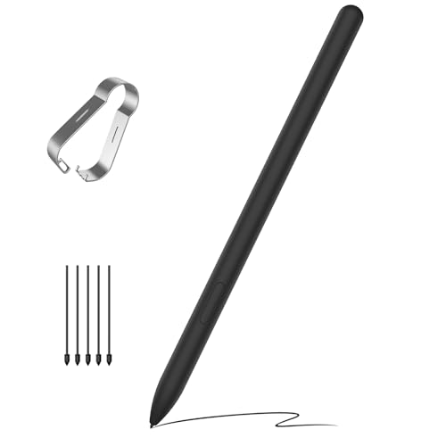 TiMOVO S Pen für Samsung Galaxy Tab S10 FE mit Radiergummi, Stift Pen mit 5 Ersatzfedern, Präzises Schreiben, Handflächenabweisung, Magnetische Adsorption, Schwarz TiMOVO S Pen für Samsung Galaxy Tab S10 FE mit Radiergummi, Stift Pen mit 5 Ersatzfedern, Präzises Schreiben, Handflächenabweisung, Magnetische Adsorption, Schwarz von TiMOVO