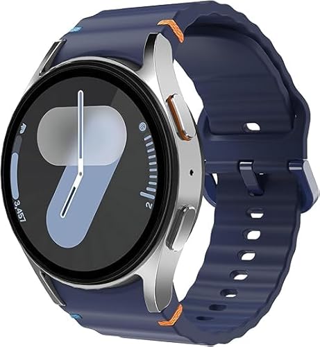 TiMOVO Soft Silicone Sport Band Kompatibel mit Samsung Galaxy 7/6/5/4 Strap 40/44mm, No Gap Bands kompatibel mit Galaxy FE 40mm, 5 pro 45mm, 6 Classic 43/47mm, 4 Classic 42/46mm, Mitternachtsblau TiMOVO Soft Silicone Sport Band Kompatibel mit Samsung Galaxy 7/6/5/4 Strap 40/44mm, No Gap Bands kompatibel mit Galaxy FE 40mm, 5 pro 45mm, 6 Classic 43/47mm, 4 Classic 42/46mm, Mitternachtsblau von TiMOVO