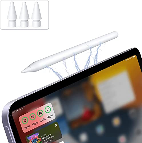 TiMOVO Stift für iPad, Apple Pencil 2. Generation iPad Pencil mit Magnetische Kabellose Ladefunktion iPad Stift Apple Pen für 2022 iPad Pro 12,9" 6/5/4/3,iPad Pro 11" 4/3/2/1,iPad Air 5/4,iPad Mini 6 von TiMOVO