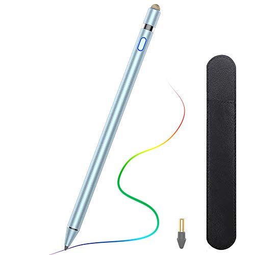 TiMOVO Stylus Stift für iPad, Apple Pencil für 2018-2023 iPad 10/9/8/7/6, iPad Pro,iPad Air 5/4/3,iPad Mini 6/5 Präzis Schreiben Zeichnung Palm Rejection Apple Pen 1 Gen. für iPad, Himmelblau von TiMOVO