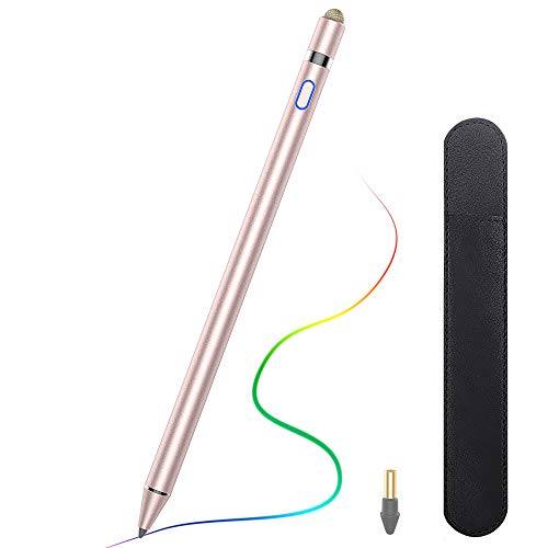 TiMOVO Stylus Stift für iPad, Apple Pencil für 2018-2023 iPad 10/9/8/7/6, iPad Pro,iPad Air 5/4/3,iPad Mini 6/5 Präzis Schreiben Zeichnung Palm Rejection Apple Pen 1 Gen. für iPad, Roségold von TiMOVO
