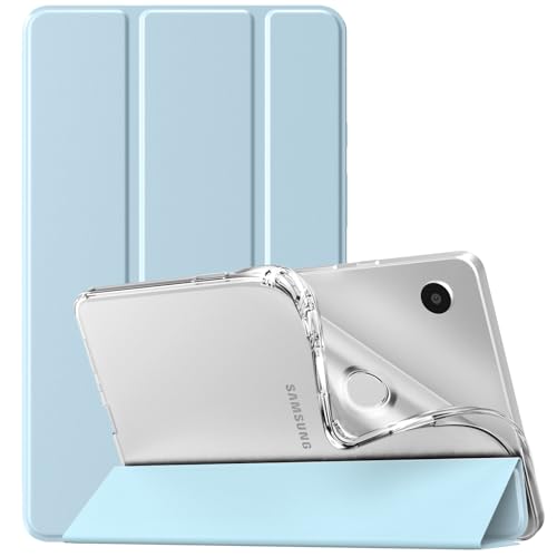 TiMOVO für Samsung Galaxy Tab A9 Hülle 8,7 Zoll 2023, Schlank Weich TPU-Schutzhülle mit Transluzent Mattiert Rückseite für das Neue Galaxy Tab A9 8,7 Zoll Tablet SM-X110/X115/X117, Himmelblau von TiMOVO