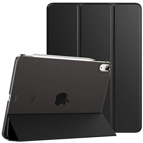 TiMOVO Hülle für iPad Air 11 Zoll (M3/M2-2025/2024), iPad Air 5./4. Generation (2022/2020) 10,9 Zoll Hülle, Schlank Schutzhülle mit Transparenter Rückseite, Auto Schlaf/Aufwach, Schwarz von TiMOVO