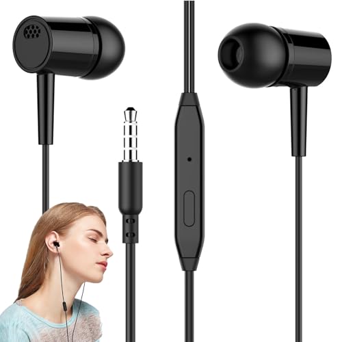 Tiajingzi Kabelgebundene In-Ear-Kopfhörer, 3,5 mm verdrahtete Ohrhörer, Geräuschisolierende Headsets, Eingebautes Mikrofon, In-Ear Geräuschisolierung Kabelvermützte hochwertige Sound-Ohrhörer Tiajingzi Kabelgebundene In-Ear-Kopfhörer, 3,5 mm verdrahtete Ohrhörer, Geräuschisolierende Headsets, Eingebautes Mikrofon, In-Ear Geräuschisolierung Kabelvermützte hochwertige Sound-Ohrhörer von Tiajingzi