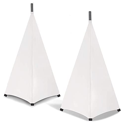 Tiamu 2 Stück Lautsprecher Ständer Cover, Speaker Stand Abdeckung, Boxenständer, Tripod Stativ Segel für Veranstaltung Effekt Licht Scheinwerfer, 360-Grad-Lautsprecher Stativ Lampenschirm Tiamu 2 Stück Lautsprecher Ständer Cover, Speaker Stand Abdeckung, Boxenständer, Tripod Stativ Segel für Veranstaltung Effekt Licht Scheinwerfer, 360-Grad-Lautsprecher Stativ Lampenschirm von Tiamu