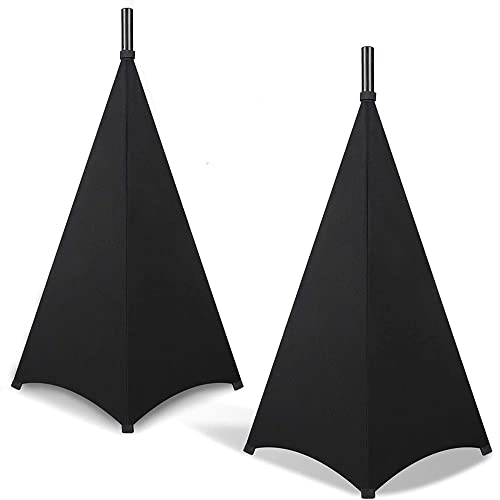 Tiamu Lautsprecher Ständer Cover, Speaker Stand, Boxenständer, Lautsprecher Stativ Stretch Cover, Stativabdeckung Boxenständer Stativ Segel für Veranstaltung Effekt Licht Scheinwerfer (Schwarz) Tiamu Lautsprecher Ständer Cover, Speaker Stand, Boxenständer, Lautsprecher Stativ Stretch Cover, Stativabdeckung Boxenständer Stativ Segel für Veranstaltung Effekt Licht Scheinwerfer (Schwarz) von Tiamu