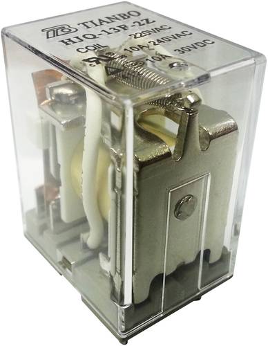 Tianbo Electronics HJQ-13F-2Z - 220/240VAC Steckrelais 230 V/AC 15A 2 Wechsler 1St. von Tianbo Electronics