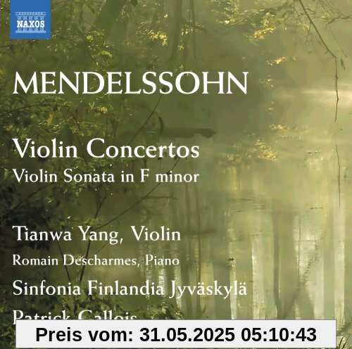 Violinkonzerte / Violinsonate Violinkonzerte / Violinsonate von Tianwa Yang