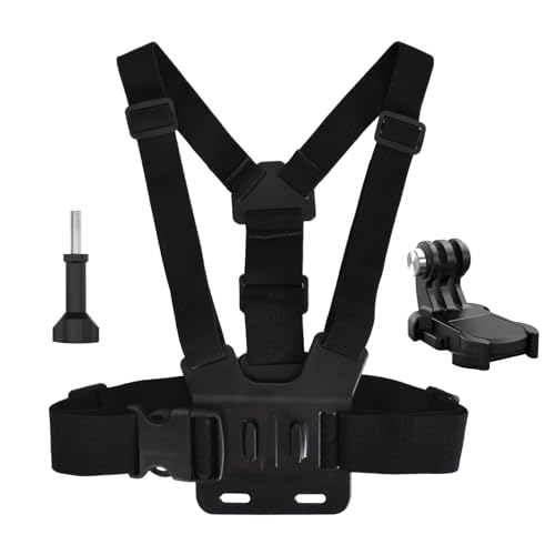 Universeller Brustgurt für Action-Kameras und Telefone, Brusthalterung Handy-Brustgurt-Clip Gurthalter, Verstellbarer Brustgurt, für Gopro-Action-Kamera, Fahrrad, Angeln, Schwarz Universeller Brustgurt für Action-Kameras und Telefone, Brusthalterung Handy-Brustgurt-Clip Gurthalter, Verstellbarer Brustgurt, für Gopro-Action-Kamera, Fahrrad, Angeln, Schwarz von Tibapla