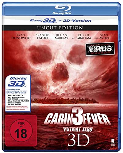 Cabin Fever 3 - Patient Zero (Uncut) [3D Blu-ray + 2D Version] von Tiberius Film GmbH