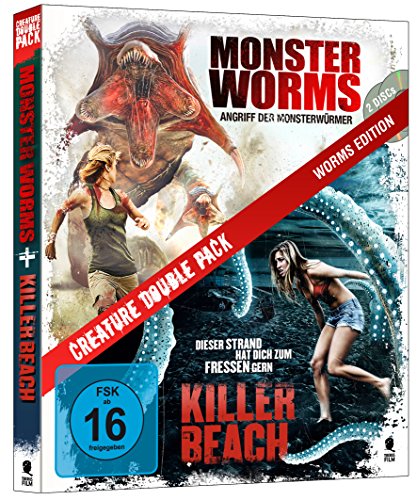 Creature Double Pack - Worms Edition: Killer Beach & Monster Worms [Blu-ray] von Tiberius Film GmbH