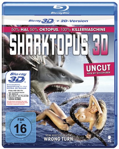 Sharktopus (Uncut) [3D Blu-ray + 2D Version] von Tiberius Film GmbH